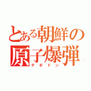 とある朝鮮の原子爆弾（テポドン）