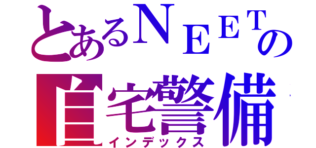 とあるＮＥＥＴの自宅警備（インデックス）