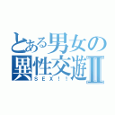 とある男女の異性交遊Ⅱ（ＳＥＸ！！）