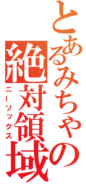 とあるみちゃの絶対領域（ニーソックス）