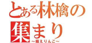 とある林檎の集まり（～萌えりんご～）