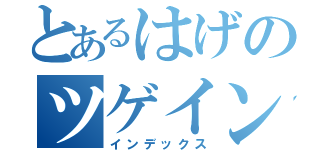 とあるはげのツゲイン（インデックス）