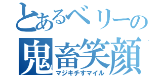 とあるベリーの鬼畜笑顔（マジキチすマイル）