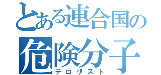 とある連合国の危険分子（テロリスト）