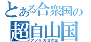 とある合衆国の超自由国（アメリカ合衆国）