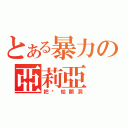 とある暴力の亞莉亞（把你給開洞）