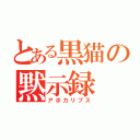 とある黒猫の黙示録（アポカリプス）