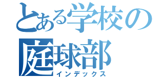 とある学校の庭球部（インデックス）