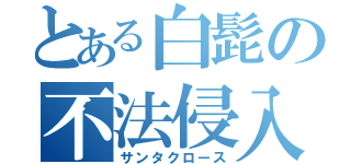 とある白髭の不法侵入（サンタクロース）