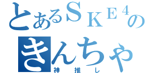 とあるＳＫＥ４８のきんちゃん（神推し）