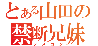 とある山田の禁断兄妹（シスコン）