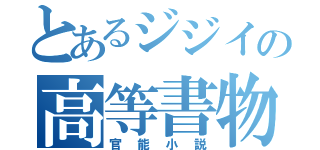 とあるジジイの高等書物（官能小説）