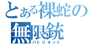 とある裸蛇の無限銃（パトリオット）