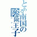 とある南国の陰険王子（ハンス）