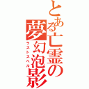 とある亡霊の夢幻泡影（ラストスペル）