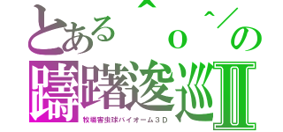 とある＾ｏ＾／静粛の躊躇逡巡Ⅱ（牧場害虫球バイオーム３Ｄ）