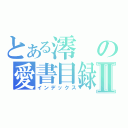 とある澪の愛書目録Ⅱ（インデックス）