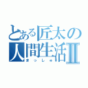 とある匠太の人間生活Ⅱ（まっしゅ）