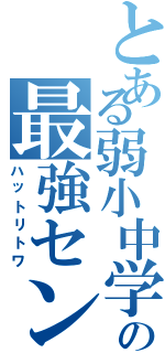 とある弱小中学校の最強センター   Ⅱ（ハットリトワ）