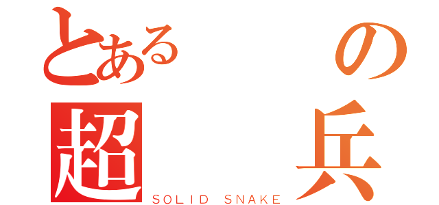 とある傳說の超級傭兵（ＳＯＬＩＤ ＳＮＡＫＥ）