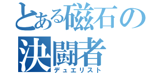 とある磁石の決闘者（デュエリスト）