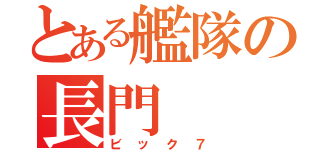 とある艦隊の長門（ビック７）