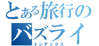 とある旅行のバズライト（インデックス）