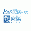 とある肥満のの鶏肉揚（カラアゲ）