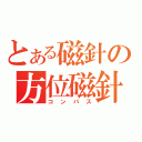 とある磁針の方位磁針（コンパス）