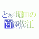 とある堀田の宮澤佐江（オレのヨメ）