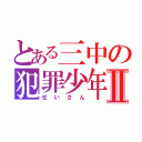 とある三中の犯罪少年Ⅱ（せいさん）