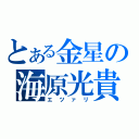 とある金星の海原光貴（エツァリ）