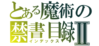 とある魔術の禁書目録Ⅱ（インデックス）