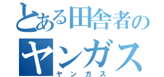 とある田舎者のヤンガス（ヤンガス）