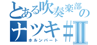 とある吹奏楽部のナツキ＃Ⅱ（ホルンパート）