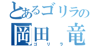 とあるゴリラの岡田　竜哉（ゴリラ）