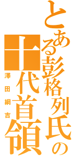 とある彭格列氏の十代首領（澤田綱吉）