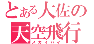 とある大佐の天空飛行（スカイハイ）