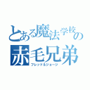 とある魔法学校の赤毛兄弟（フレッド＆ジョージ）