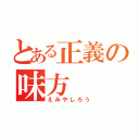 とある正義の味方（えみやしろう）