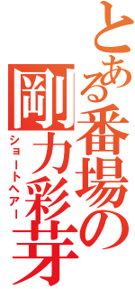 とある番場の剛力彩芽（ショートヘアー）