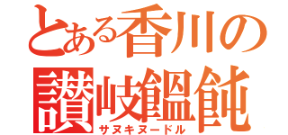 とある香川の讃岐饂飩（サヌキヌードル）