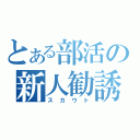 とある部活の新人勧誘（スカウト）