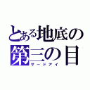 とある地底の第三の目（サードアイ）