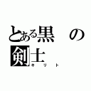 とある黒の剣士（キリト）