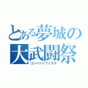 とある夢城の大武闘祭（コンバットフェスタ）