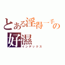 とある淫得一手の好濕（インデックス）