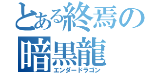 とある終焉の暗黒龍（エンダードラゴン）