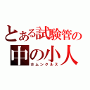 とある試験管の中の小人（ホムンクルス）