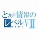 とある情報のレベルⅤⅡ（折原臨也）